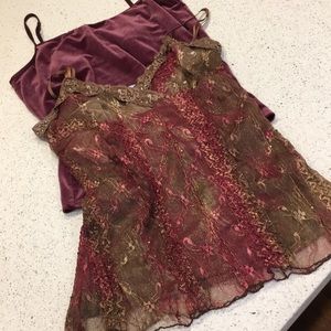 Set of 2 medium camisoles